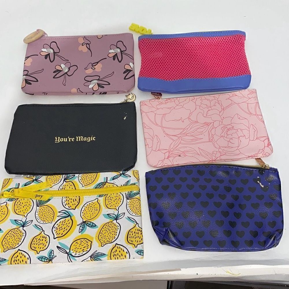 Ipsy Women's Glam Makeup Cosmetic Mini Bag Assorted 6Pieces Travel Size